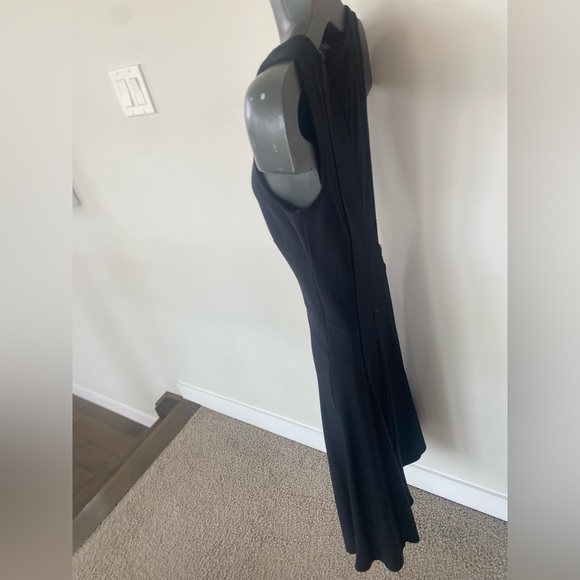 Jacob Blue Sheath Midi Dress Sleeveless Scoop Neck/ woman’s size 3/4 - Picture 3 of 15